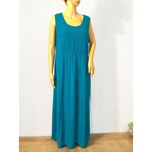 Kim Rogers Womens 3X Sleeveless Maxi Dress